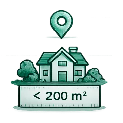 Unter 200 m²